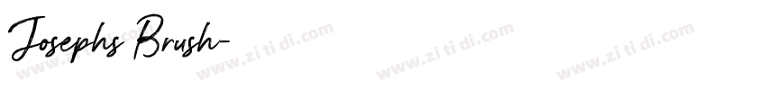 Josephs Brush字体转换